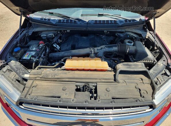 1FTEW1E47KKC29319 2019 FORD F150 Red Вид задньої частини салону