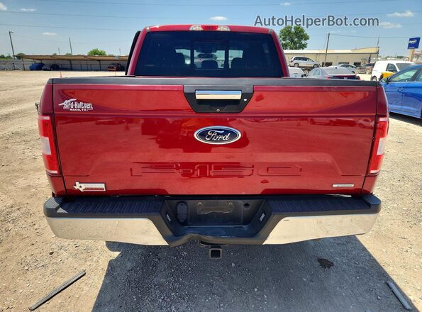 1FTEW1E47KKC29319 2019 FORD F150 Red Вид ззаду