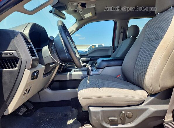 1FTEW1E47KKC29319 2019 FORD F150 Red Вид салону спереду