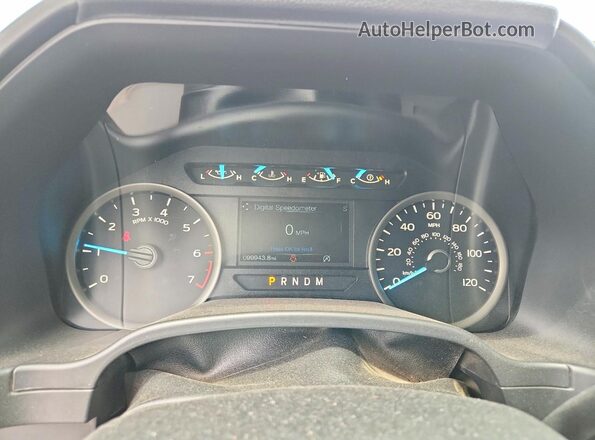 1FTEW1E47LFC79616 2020 FORD F150 White Вид щитка приладів