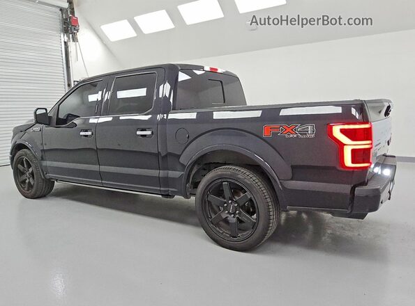 1FTEW1E47LFC81768 2020 FORD F150 Black Հետևի ձախ