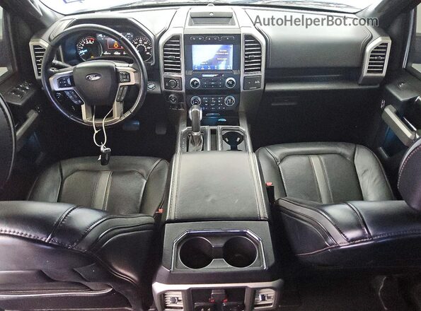 1FTEW1E47LFC81768 2020 FORD F150 Black Առջևի վահանակի տեսք