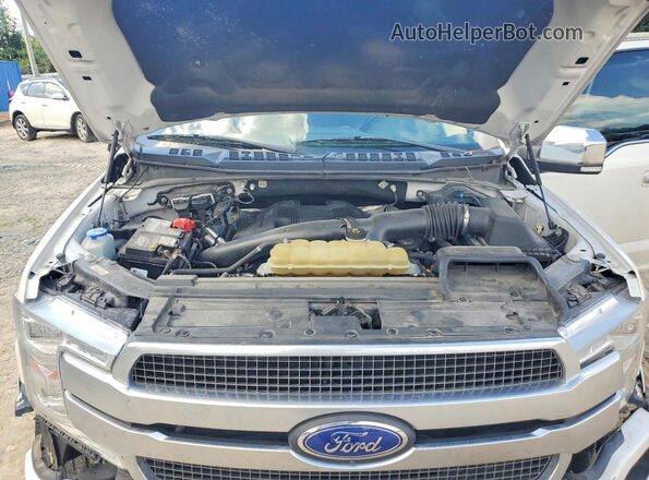 1FTEW1E48KFB76932 2019 FORD F150 White Rear interior view