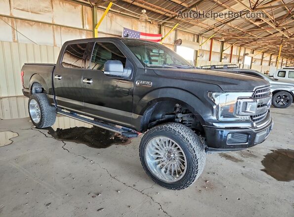 1FTEW1E48KFD39207 2019 FORD F150 Black წინა მარჯვენა
