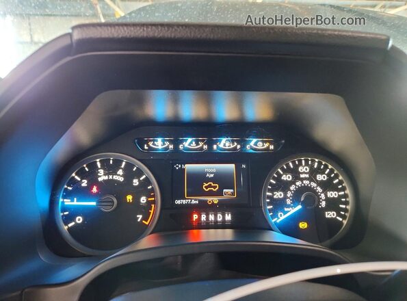 1FTEW1E48KFD39207 2019 FORD F150 Black ხელსაწყოთა პანელის ხედი