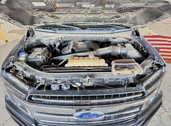 1FTEW1E48KFD39207 2019 FORD F150 Black უკანა სალონის ხედი