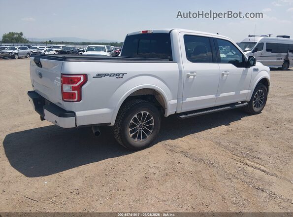 1FTEW1E48LKF17402 2020 FORD F150 White Tył prawy
