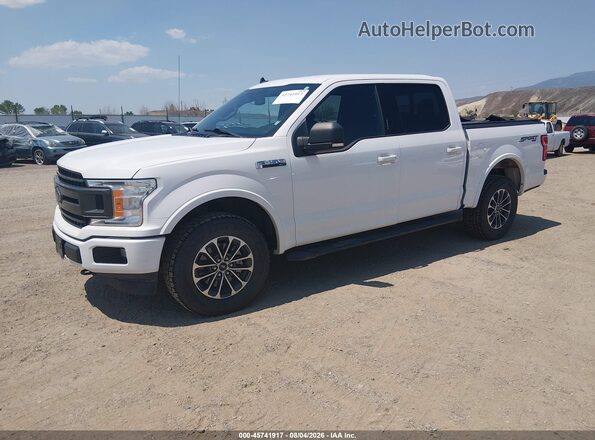1FTEW1E48LKF17402 2020 FORD F150 White Przód lewy