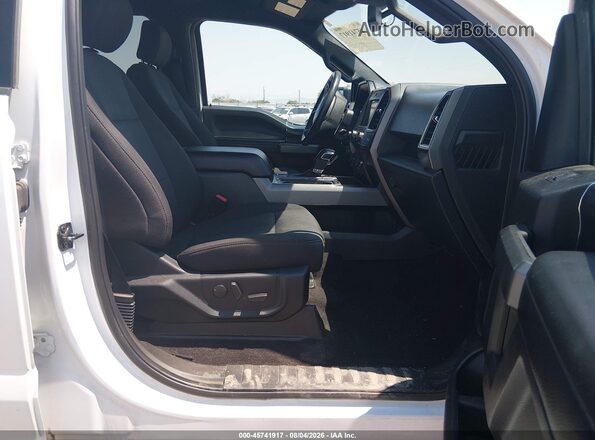 1FTEW1E48LKF17402 2020 FORD F150 White Widok wnętrza z przodu