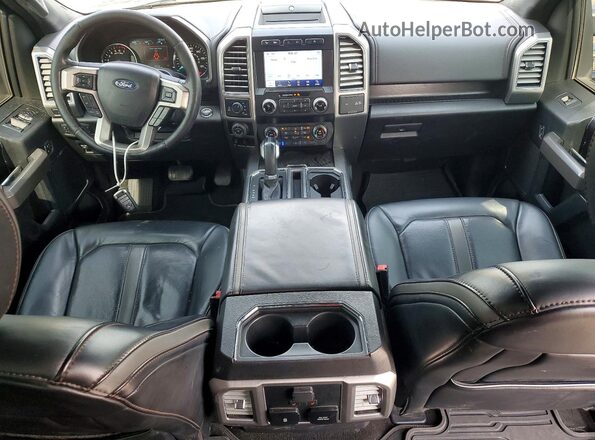 1FTEW1E49LFA77599 2020 FORD F150 Gray Widok deski rozdzielczej