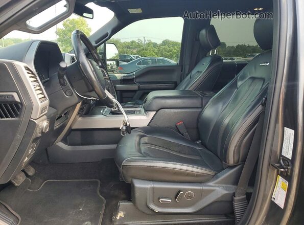1FTEW1E49LFA77599 2020 FORD F150 Gray Widok wnętrza z przodu