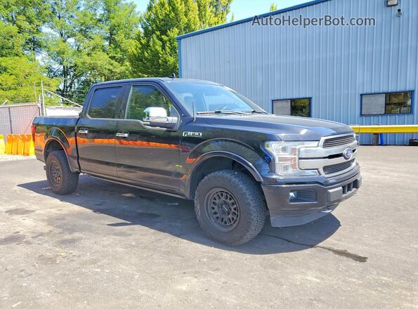 1FTEW1E49LFA96413 2020 FORD F150 Black Przód prawy