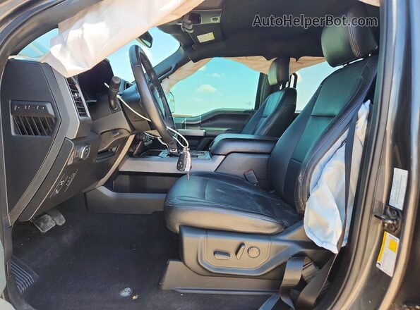 1FTEW1E49LKF37593 2020 FORD F150 Gray წინა სალონის ხედი