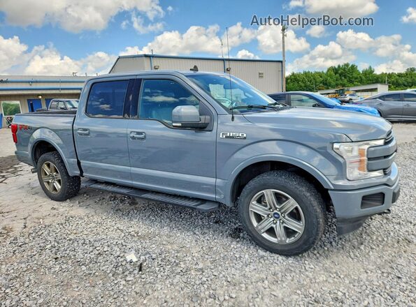 1FTEW1E4XKFA07379 2019 FORD F150 Gray Front right