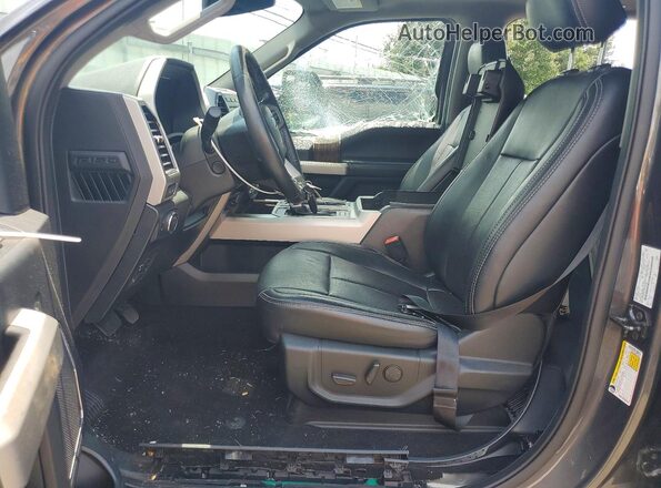 1FTEW1E4XKFC24687 2019 FORD F150 Gray Vista interior delantera