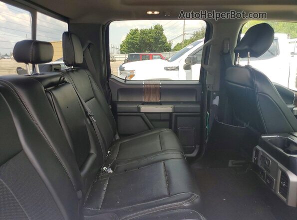 1FTEW1E4XKFC24687 2019 FORD F150 Gray Vista de los asientos traseros