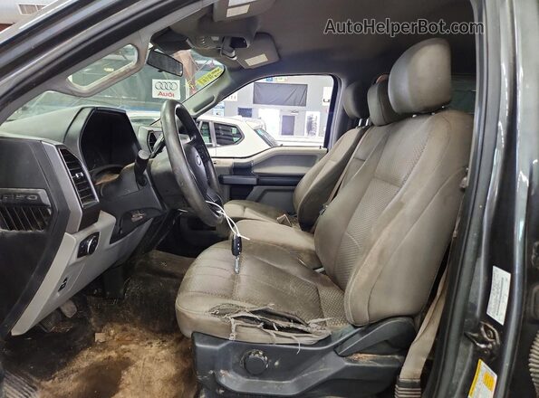 1FTEW1E4XLFA26886 2020 FORD F150 Gray Vista interior de 360 grados