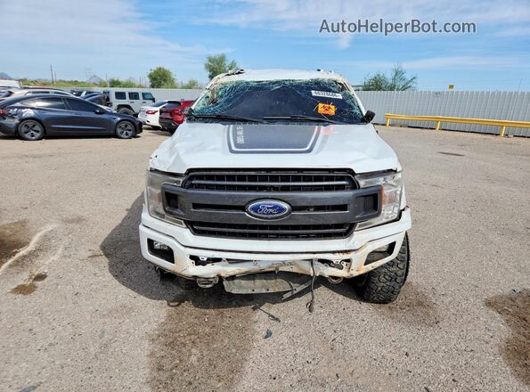 1FTEW1E4XLFC75754 2020 FORD F150 White Front view