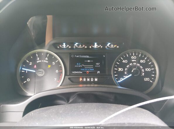 1FTEW1E50JFD24188 2018 FORD F150 White Widok tylnych siedzeń