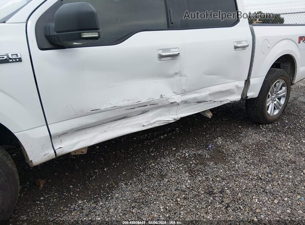 1FTEW1E50JFD24188 2018 FORD F150 White Widok z przodu
