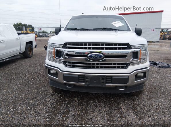 1FTEW1E50JFD24188 2018 FORD F150 White Widok zestawu wskaźników