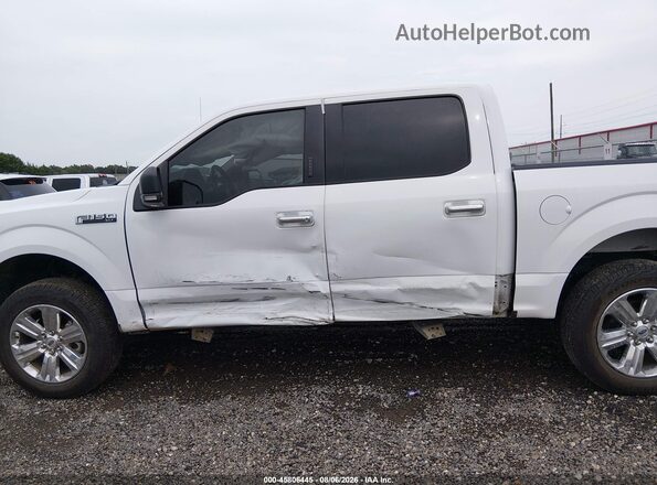 1FTEW1E50JFD24188 2018 FORD F150 White Widok wnętrza 360 stopni