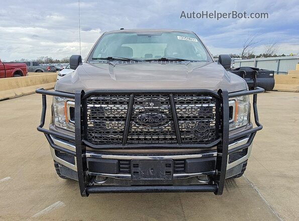 1FTEW1E50JKC69846 2018 FORD F150 Brown Դիմացի տեսք
