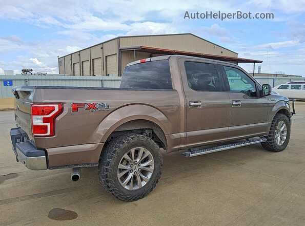 1FTEW1E50JKC69846 2018 FORD F150 Brown Հետևի աջ