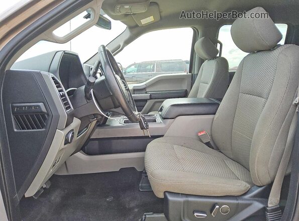 1FTEW1E50JKC69846 2018 FORD F150 Brown Սալոնի դիմացի տեսք