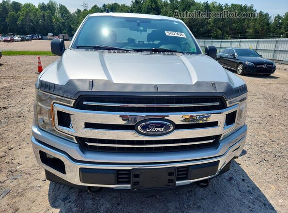 1FTEW1E50KFA20487 2019 FORD F150 Silver Widok z przodu
