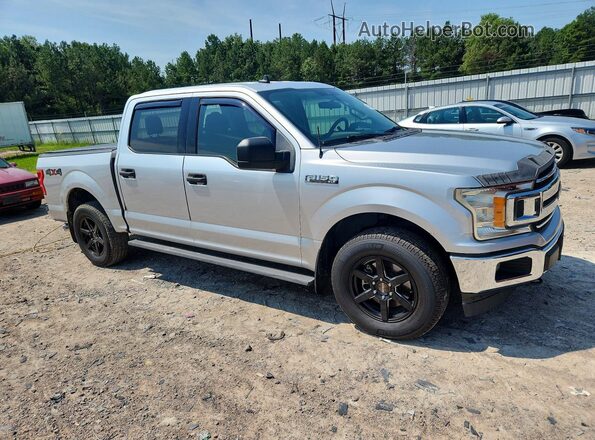 1FTEW1E50KFA20487 2019 FORD F150 Silver Przód prawy