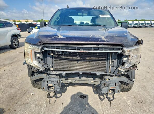 1FTEW1E50KFA67597 2019 FORD F150 Black Front view