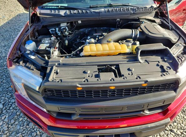 1FTEW1E50KFC89301 2019 FORD F150 Red უკანა სალონის ხედი