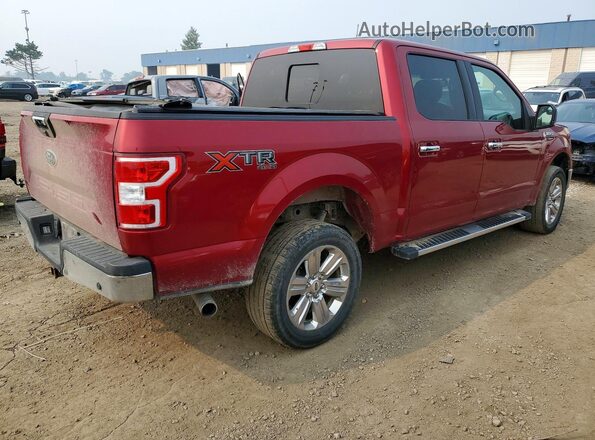 1FTEW1E50KFD05514 2019 FORD F150 Red Tył prawy