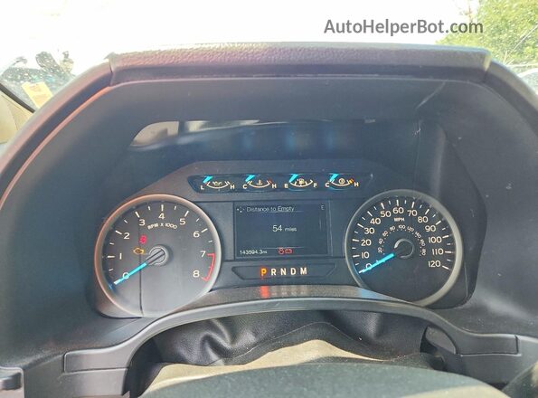 1FTEW1E50KFD05514 2019 FORD F150 Red Widok zestawu wskaźników