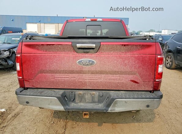 1FTEW1E50KFD05514 2019 FORD F150 Red Widok z tyłu