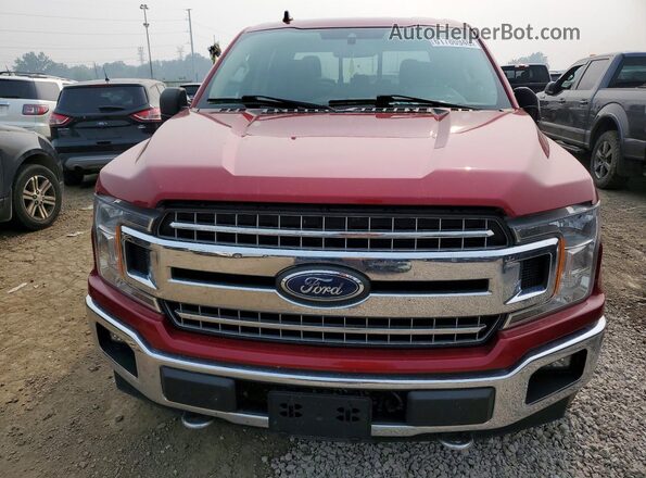 1FTEW1E50KFD05514 2019 FORD F150 Red Widok z przodu