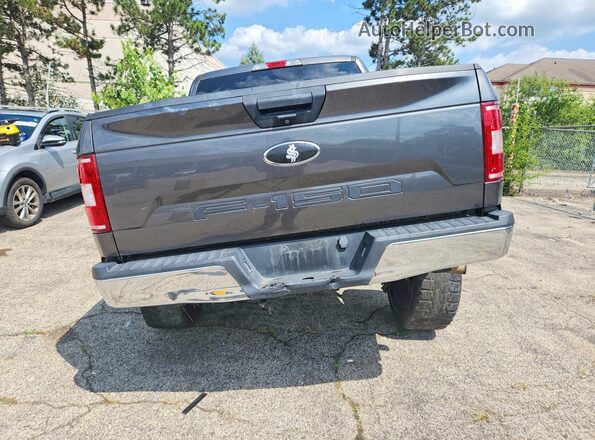 1FTEW1E51JFD62061 2018 FORD F150 Gray უკანა ხედი
