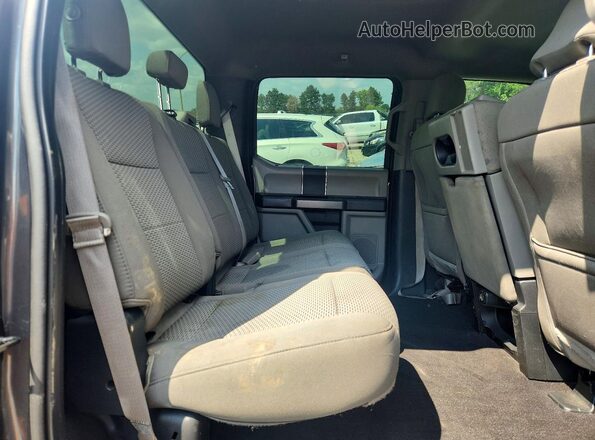 1FTEW1E51JFD62061 2018 FORD F150 Gray უკანა სავარძლების ხედი