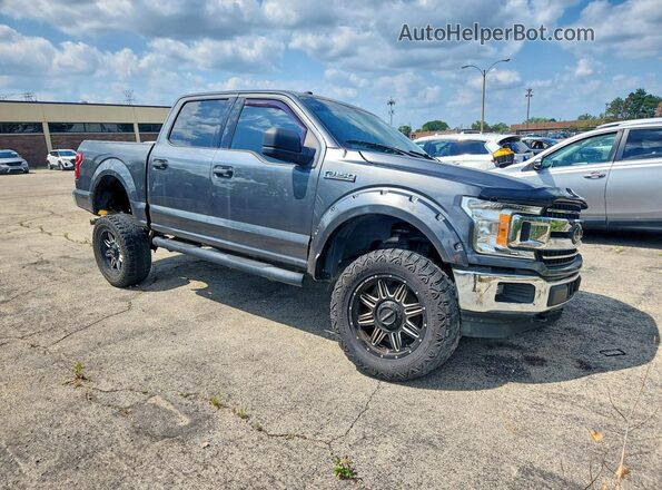 1FTEW1E51JFD62061 2018 FORD F150 Gray წინა მარჯვენა