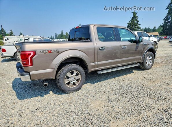 1FTEW1E51JKD10744 2018 FORD F150 Tan Rear right