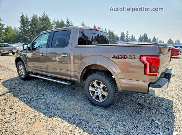 1FTEW1E51JKD10744 2018 FORD F150 Tan Rear left