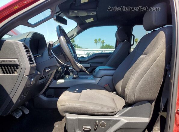 1FTEW1E51JKF54068 2018 FORD F150 Red Սալոնի դիմացի տեսք
