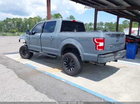 1FTEW1E51KFC00870 2019 FORD F150 Gray Հետևի ձախ