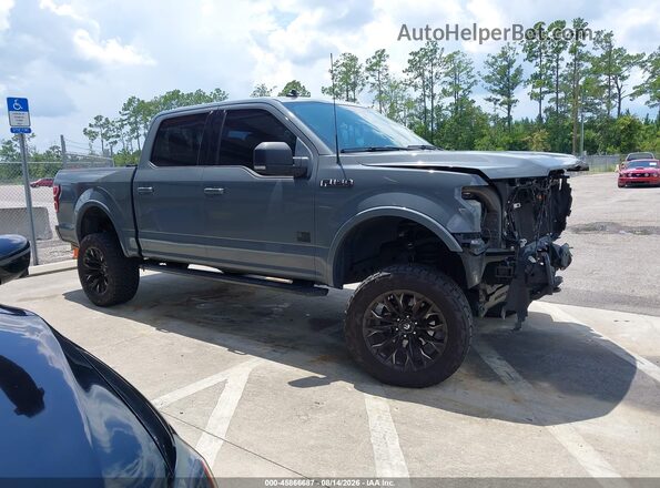 1FTEW1E51KFC00870 2019 FORD F150 Gray Սալոնի հետևի տեսք