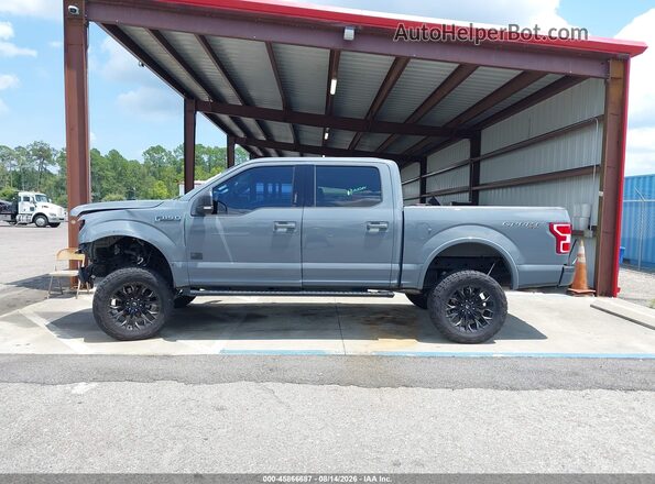 1FTEW1E51KFC00870 2019 FORD F150 Gray Սալոնի 360 աստիճան տեսք