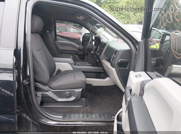 1FTEW1E51KFC75357 2019 FORD F150 Black წინა სალონის ხედი