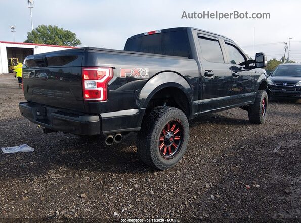 1FTEW1E51KFC75357 2019 FORD F150 Black უკანა მარჯვენა