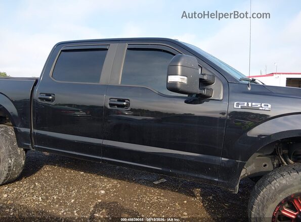 1FTEW1E51KFC75357 2019 FORD F150 Black უკანა სალონის ხედი
