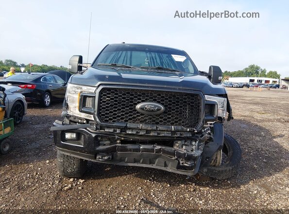 1FTEW1E51KFC75357 2019 FORD F150 Black ხელსაწყოთა პანელის ხედი